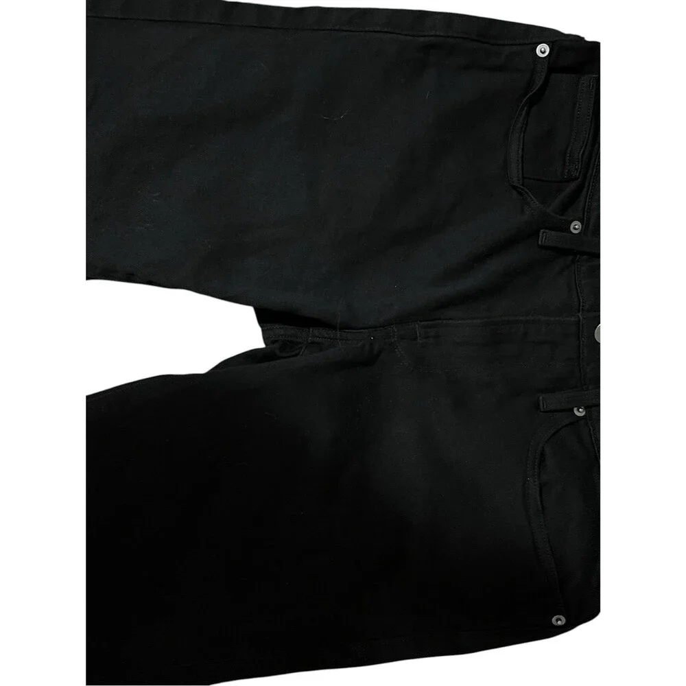 FRAME Le Homme Skinny Jeans Black Stretch Denim Mid Rise Slim Fit 32x30